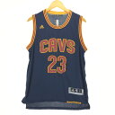 古着 アディダス adidas NBA CLEVELAND CAVALIERS クリーブランドキャバリアーズ タンクトップ ゲームシャツ レプリカユニフォーム ...