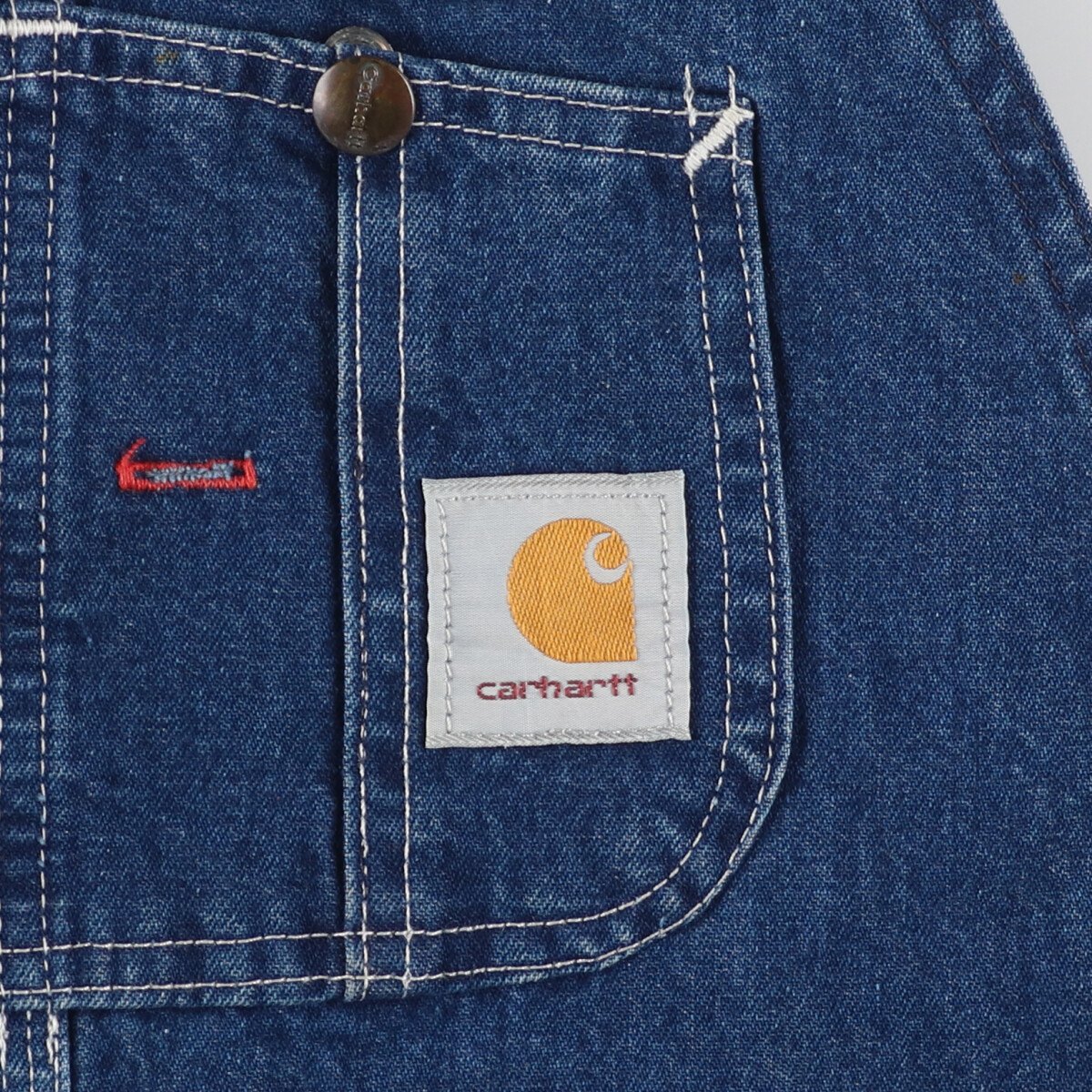 古着 カーハート Carhartt デニムオーバーオール メンズw37 /eaa453553 【中古】 【240621】 ss2503_30