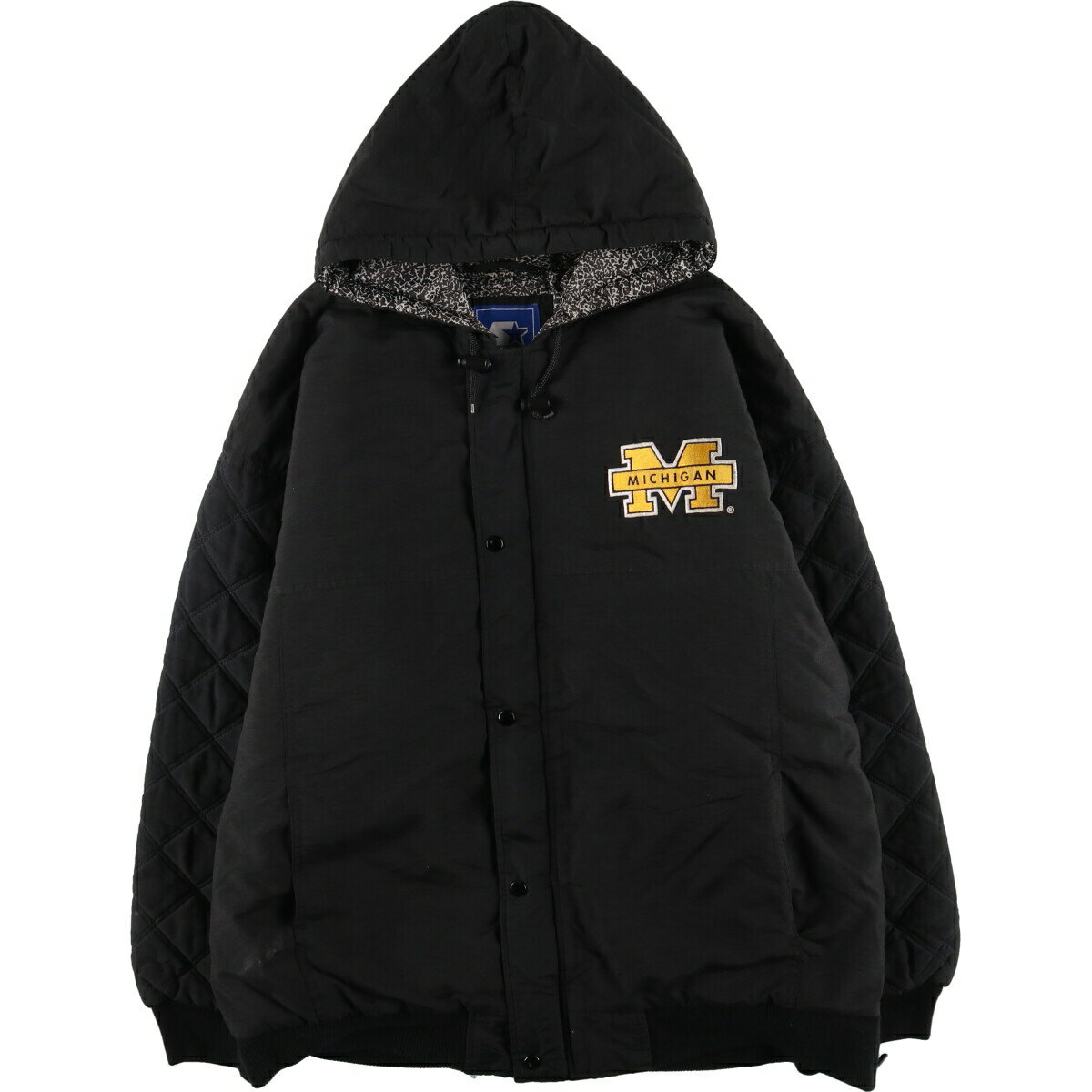 古着 スターター Starter MICHIGAN ミシガン大学 カレッジ 中綿パーカー パファージャケット メンズXL相当 /eaa453654 【中古】 【241026】 【SS2506_30】