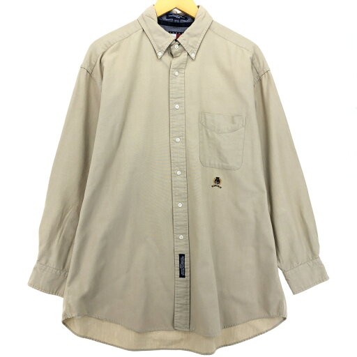 古着 90'S トミーヒルフィガー TOMMY HILFIGER 長袖 ボタンダウンシャツ メンズXL ヴィンテージ /eaa454214 【中古】 【240607】 ss2501_30 古着 90'S トミーヒルフィガー TOMMY HILFIGER 長袖 ボタンダウンシャツ メンズXL ヴィンテージ /eaa454214 【中古】 【240607】 ss2501_30
