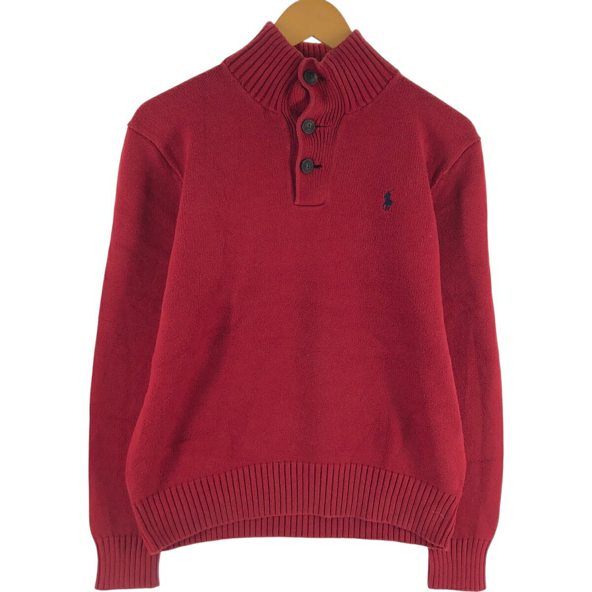 古着 ラルフローレン Ralph Lauren POLO by Ralph Lauren コットンニットハーフボタンセーター メンズS相当 /eaa455717 【中古】 【250324】 【SS2509_30】