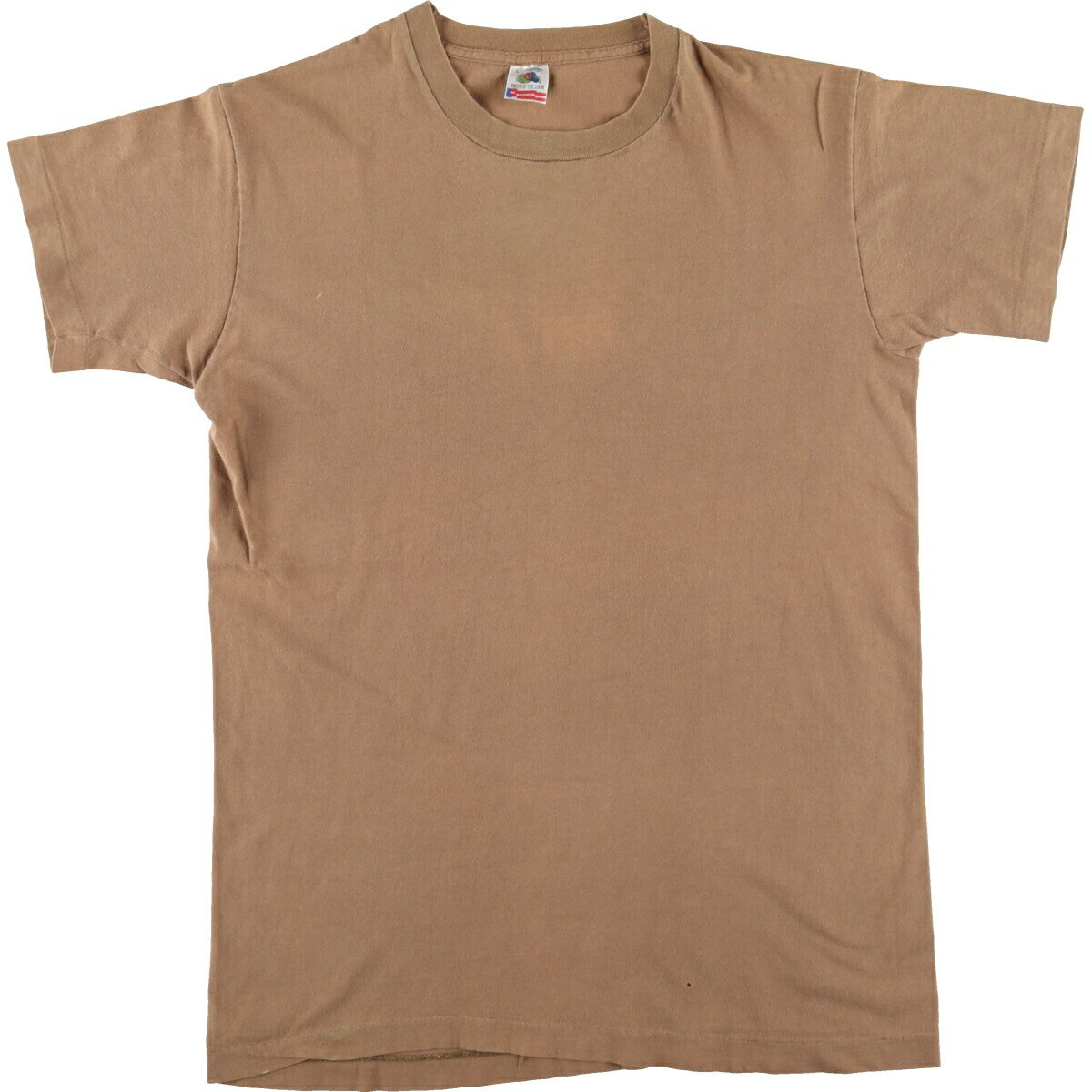 古着 90'S フルーツオブザルーム FRUIT OF THE LOOM 無地Tシャツ USA製 メンズL ヴィンテージ /eaa456933 【中古】 【240610】