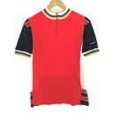 古着 90'S PEARL IZUMI ハーフジップ 半袖 サイクリングシャツ 日本製 レディースM ヴィンテージ /eaa457145 【中古】 【24061...
