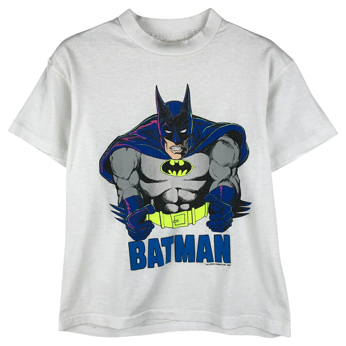 古着 80'S AMERICAN MARKETING WORKS BATMAN バットマン キャラクタープリントTシャツ USA製 レディースL相当 ヴィンテージ /eaa458044 【中古】 【260207】 【Elulu/エルル】 【SS2606_10】