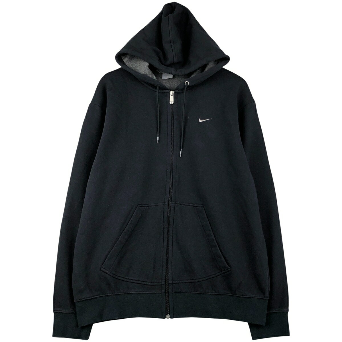 Rakuten - 古着 00'S ナイキ NIKE スウェットフルジップパーカー メンズL相当 /eaa458100 【中古】 【260203】 ブラック系 春夏秋冬