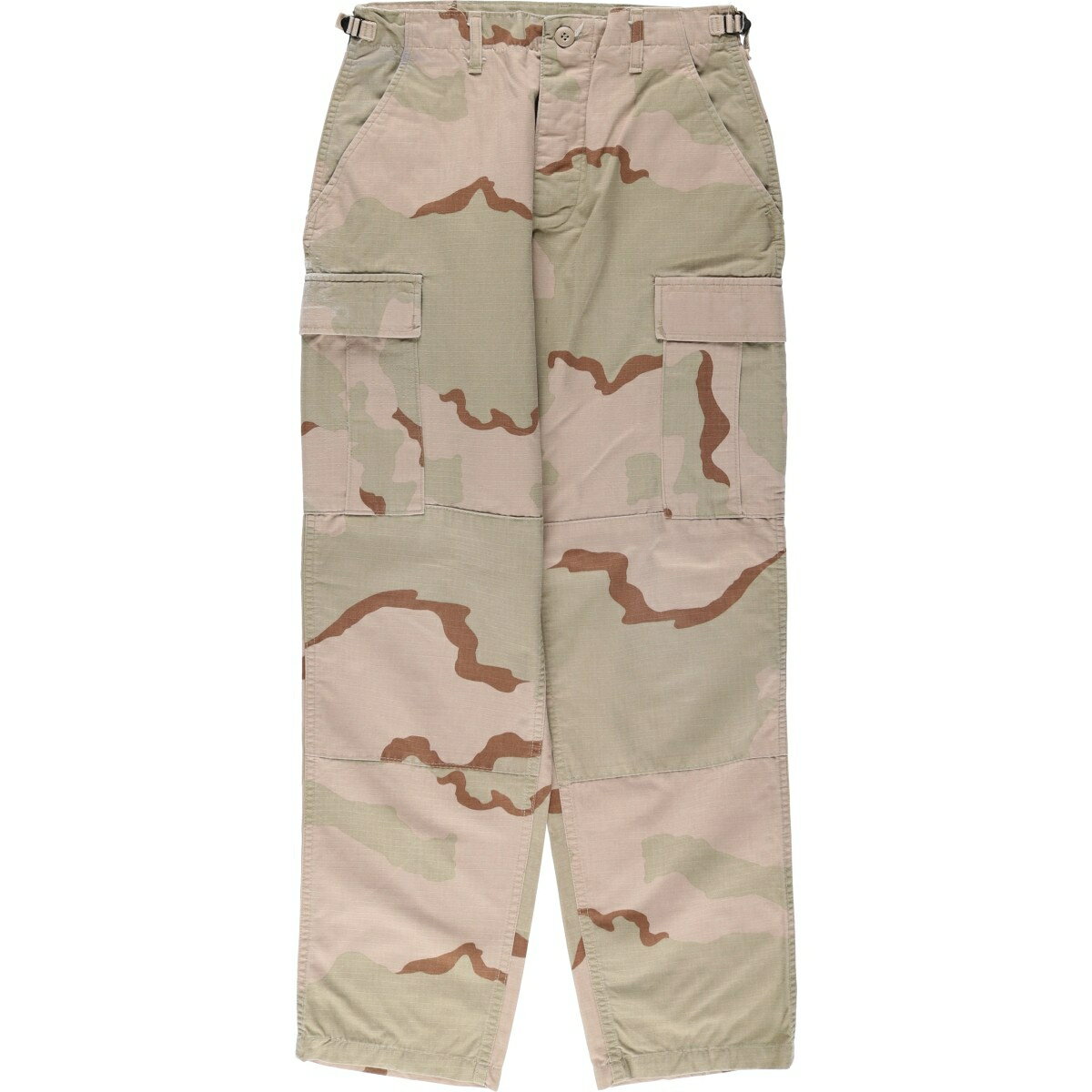 古着 90'S 米軍実品 迷彩柄 3C デザートカモ リップストップ ミリタリー カーゴパンツ コンバットパンツ USA製 SMALL-REGULAR メンズw30相当 /eaa458616 【中古】 【260203】 【SS2606_10】