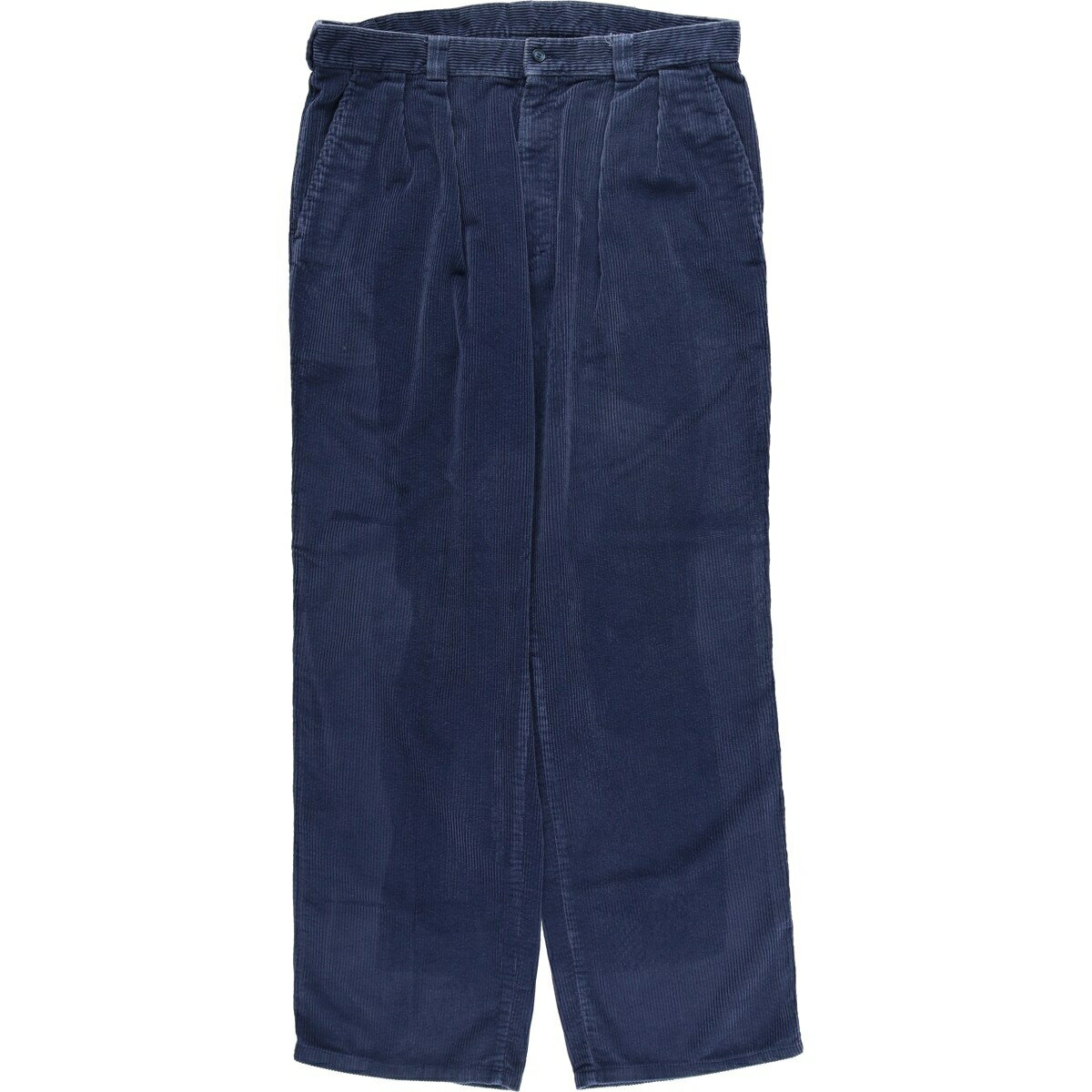 古着 90'S ランズエンド LANDS' END ツータック コーデュロイパンツ メンズw34相当 ヴィンテージ /eaa458660 【中古】 【260206】 【GR-NV】