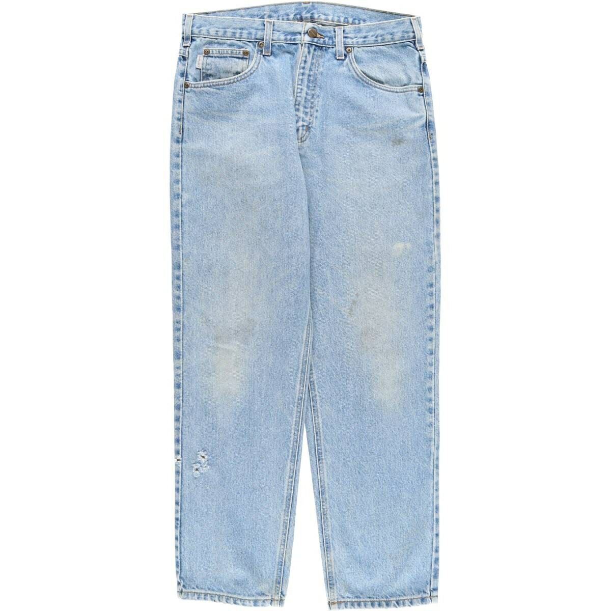 古着 カーハート Carhartt RELAXED FIT テーパードデニムパンツ メンズw33相当 /eaa458689 【中古】 【260206】 ブルー系 春夏秋冬