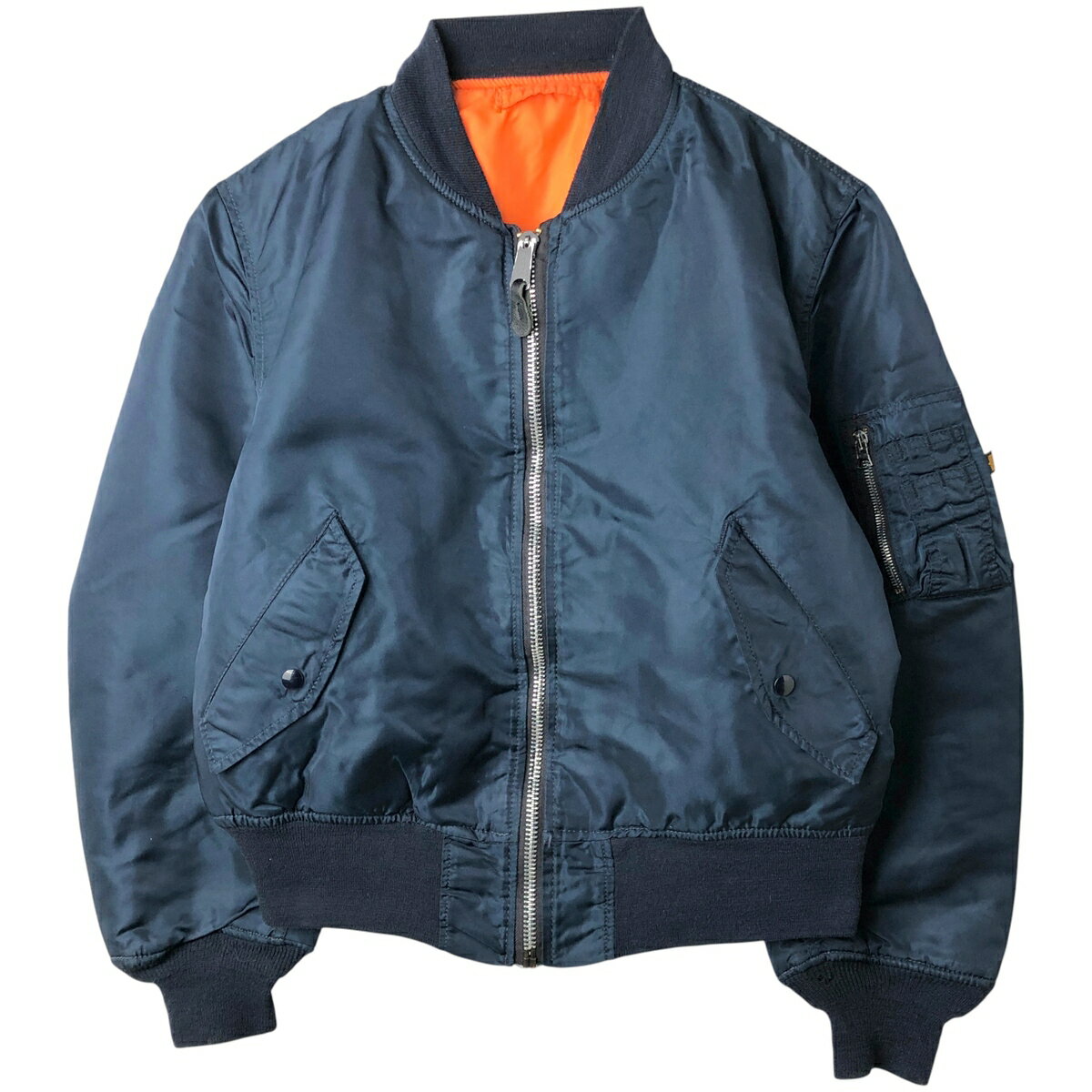 楽天市場】アルファ MA－1（カラーネイビー）（メンズファッション）の通販