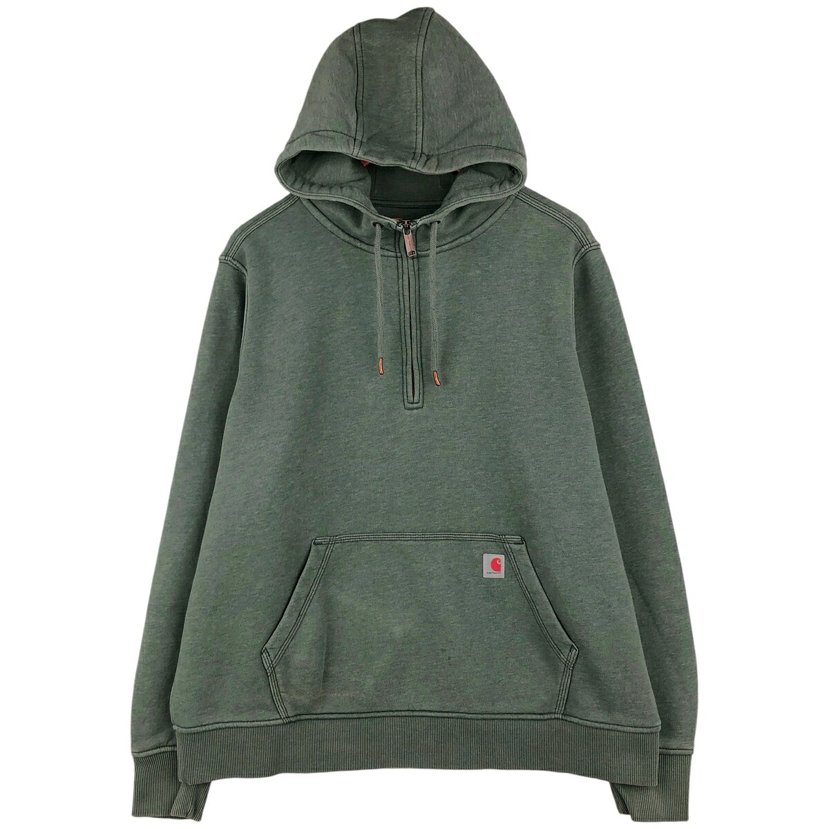 Carhartt ハーフジップ グリーン Carhartt(カーハート) ⁄ スウェット⁄L 