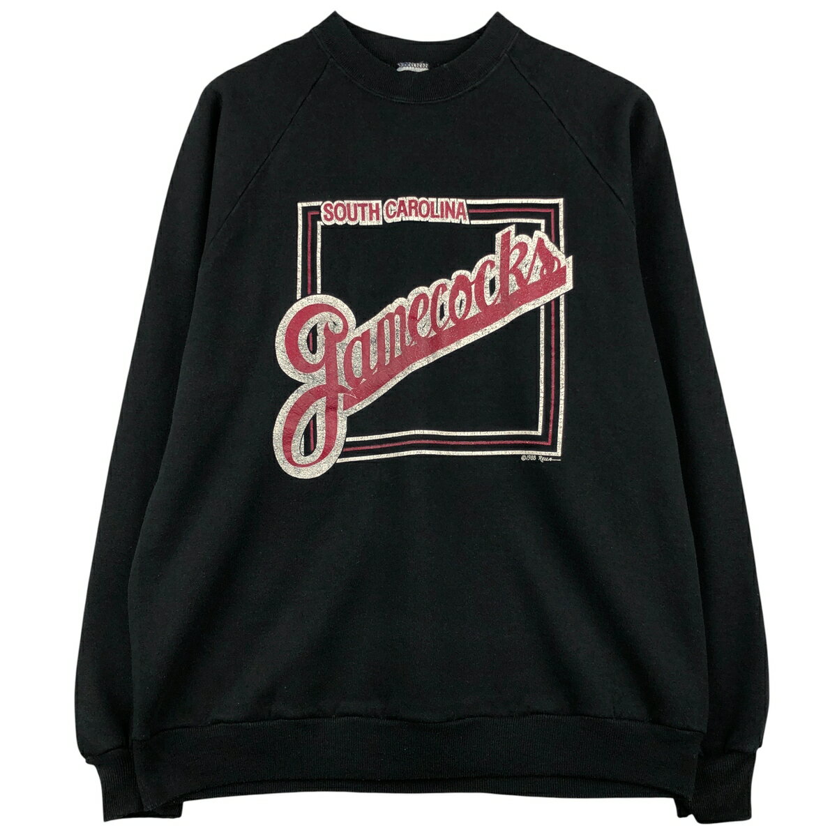 樂天商城 - 古着 80'S ジャージーズ Jerzees カレッジスウェットシャツ トレーナー USA製 メンズXL相当 ヴィンテージ /eaa458819 【中古】 【260206】 ブラック系 春夏秋冬