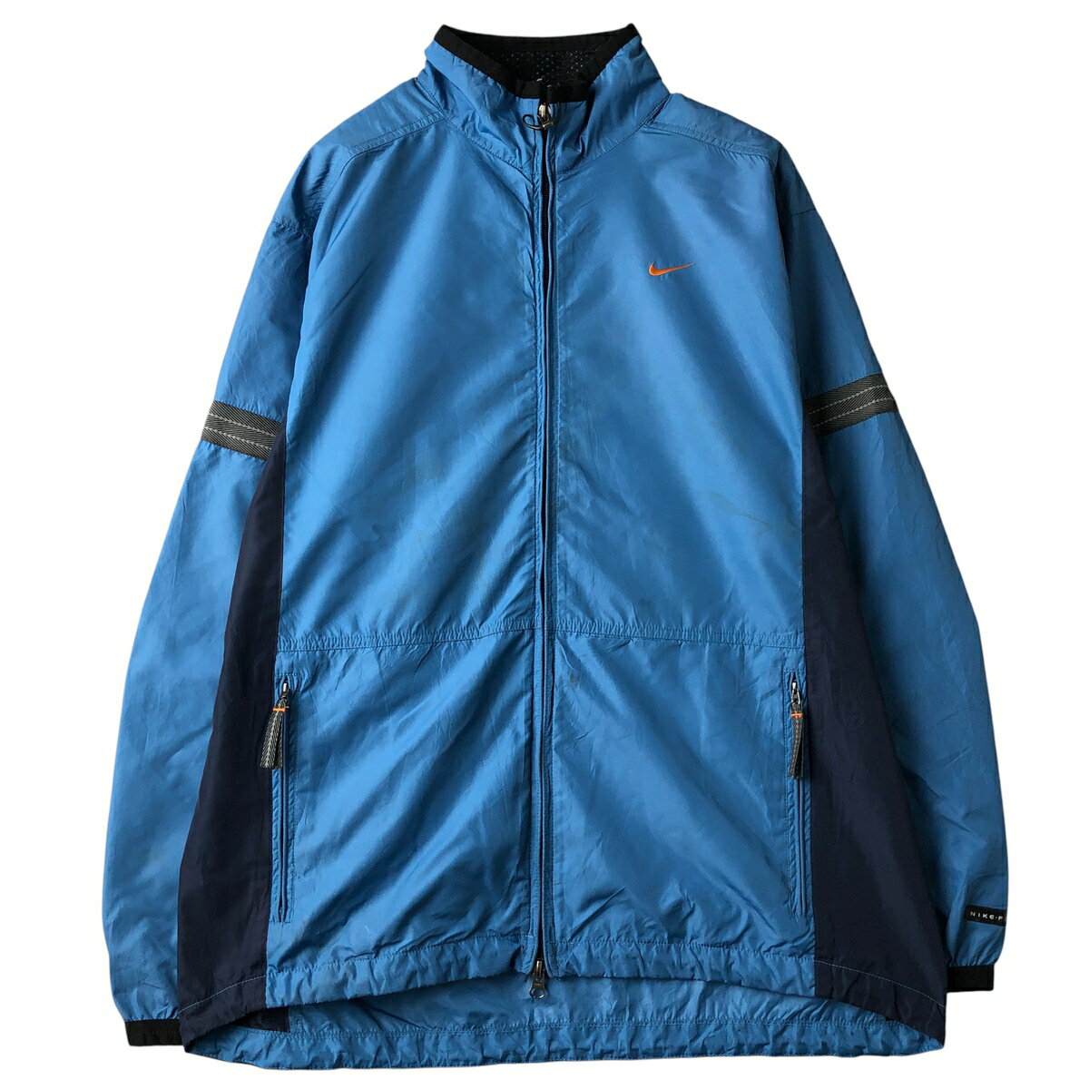 樂天商城 - 古着 90'S ナイキ NIKE ウインドブレーカー メンズM相当 ヴィンテージ /eaa459027 【中古】 【260126】 【NH-2508】 ブルー系 春秋冬