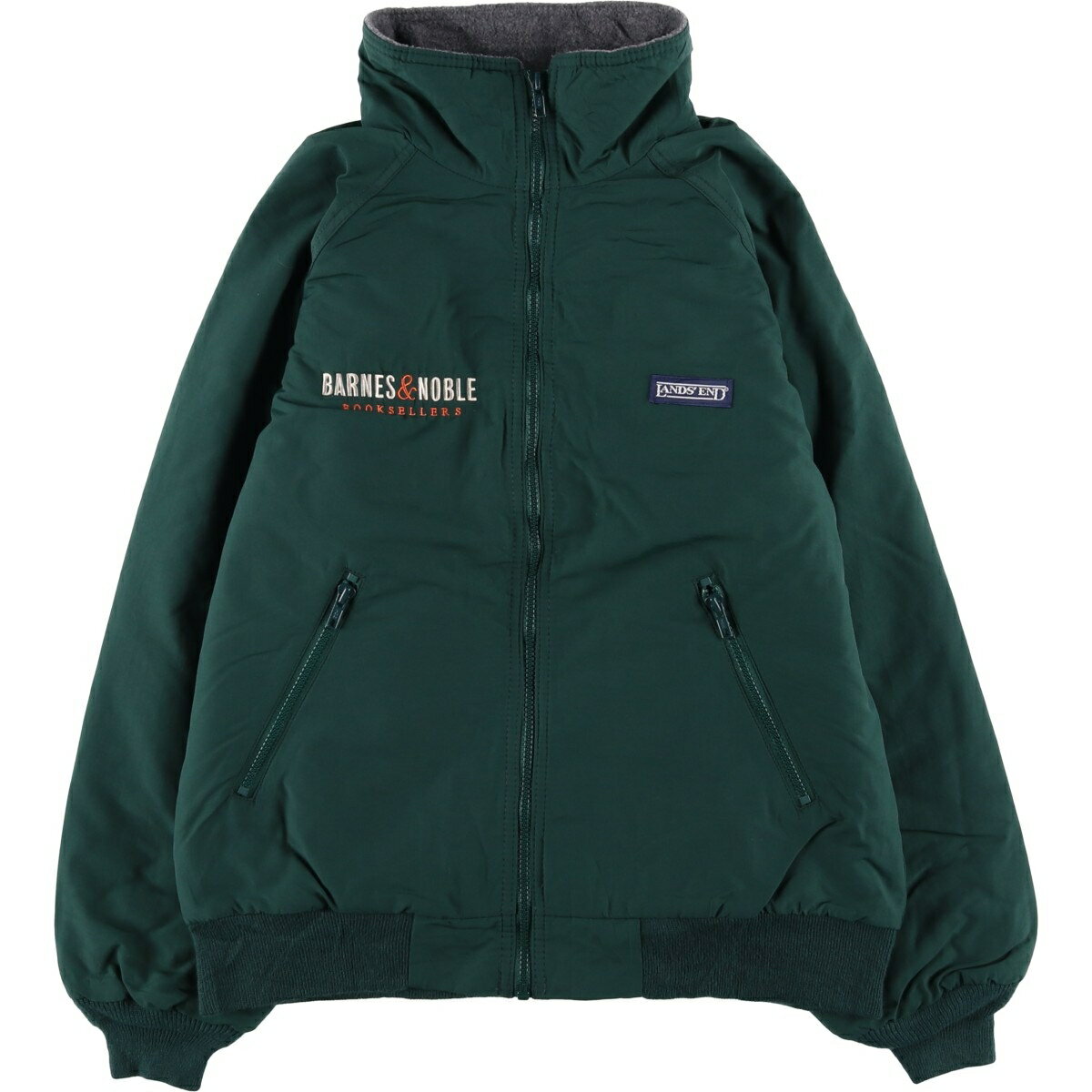 Rakuten - 古着 80~90'S ランズエンド LANDS' END SQUALL JACKET 中綿ジャケット パファージャケット USA製 メンズS相当 ヴィンテージ /eaa459115 【中古】 【260124】 【SS2606_10】