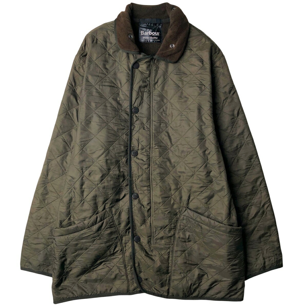 Rakuten - 古着 00'S~ バブアー Barbour POLARQUILTED JKT LONG キルティングジャケット パファージャケット メンズM相当 /eaa459134 【中古】 【260126】 【NH-2508】 カーキ系 春秋冬