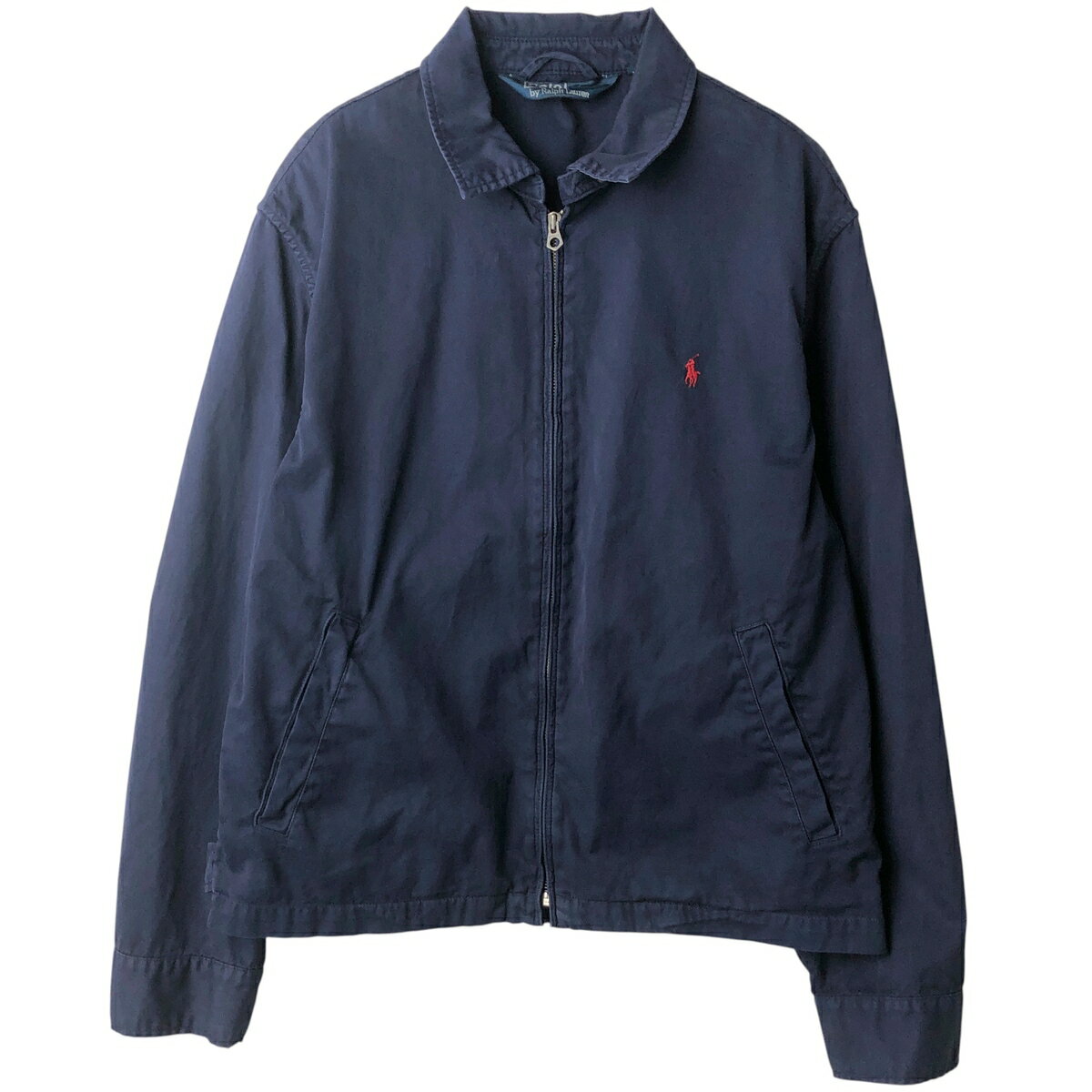 樂天商城 - 古着 ラルフローレン Ralph Lauren POLO by Ralph Lauren スイングトップ スポーツジャケット メンズL相当 /eaa459223 【中古】 【260128】 【DL2603-RL】【NH-2508】 ネイビー系 春秋冬
