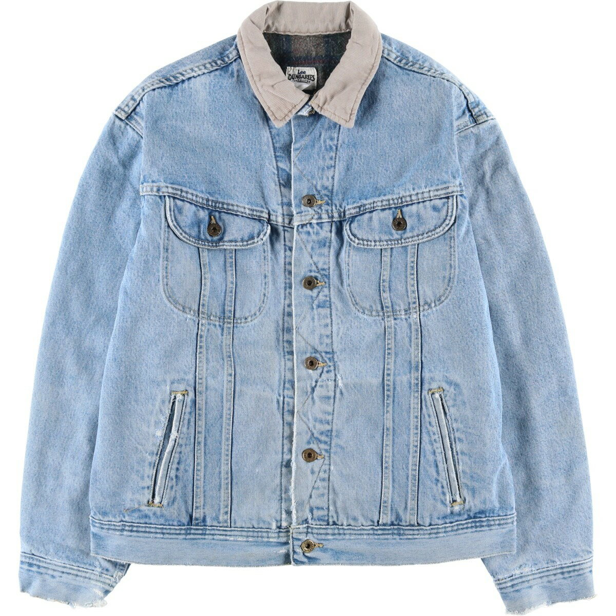 古着 90'S リー Lee DUNGAREES デニムジャケット Gジャン メンズXL相当 ヴィンテージ /eaa459300 【中古】 【260126】 ブルー系 春秋冬