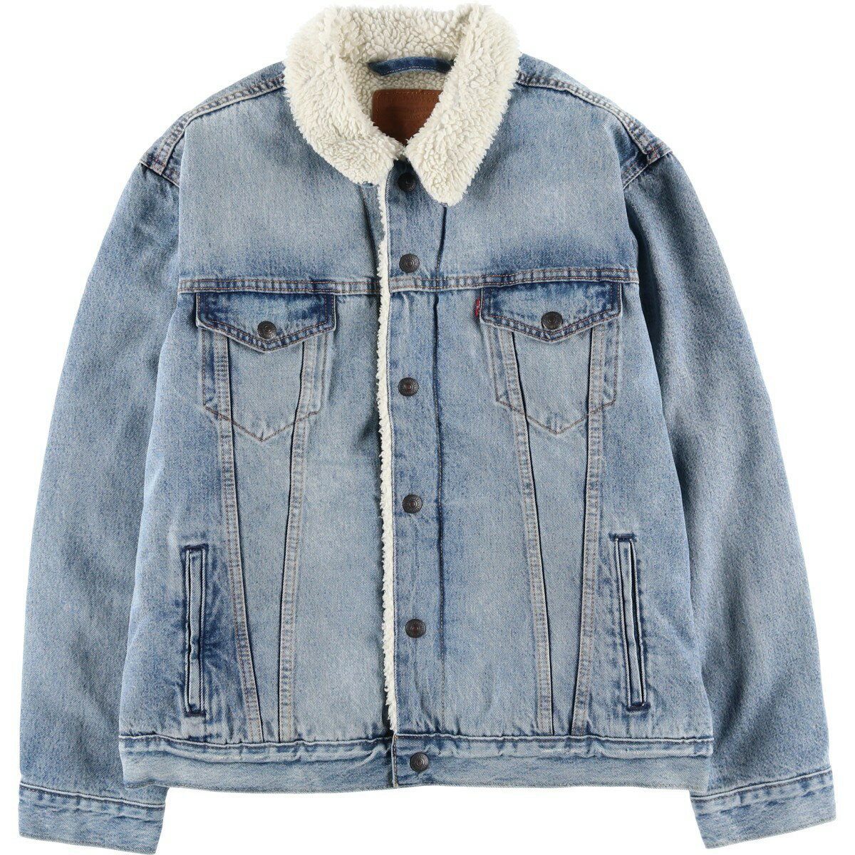 樂天商城 - 古着 リーバイス Levi's PREMIUM プレミアム 中綿入り デニムボアジャケット メンズL相当 /eaa459307 【中古】 【260126】 【SS2606_10】