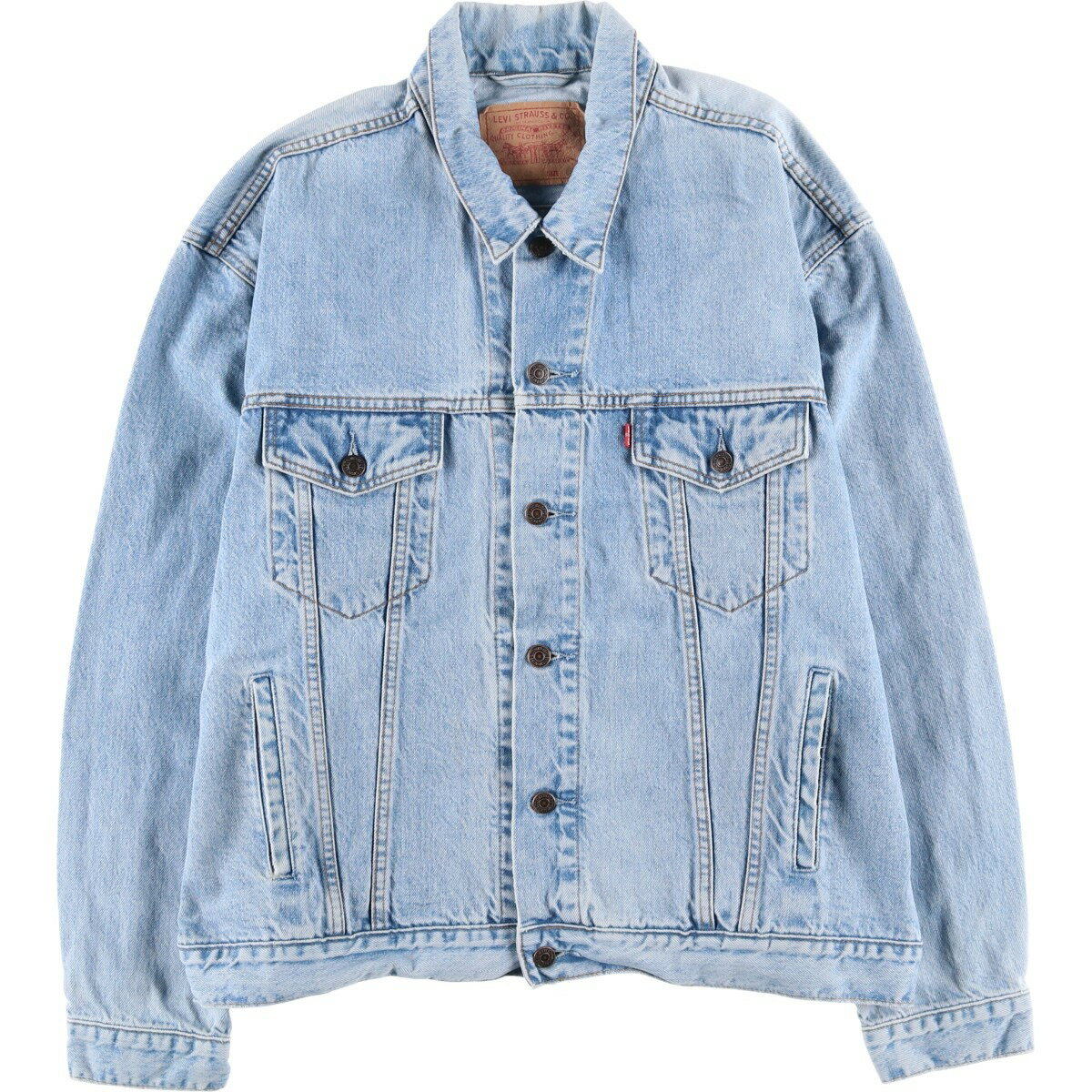古着 90'S リーバイス Levi's 70503-0210 デニムジャケット Gジャン メンズXXL相当 ヴィンテージ /eaa459326 【中古】 【260130】 ブルー系 春秋冬