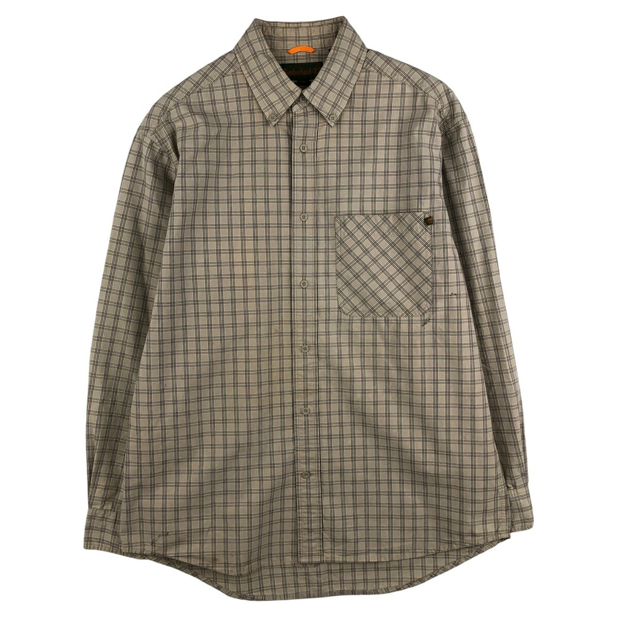 古着 90~00'S ティンバーランド Timberland 長袖 ボタンダウンチェックシャツ メンズM相当 ヴィンテージ /eaa459509 【中古】 【260130】 【NH-2508】