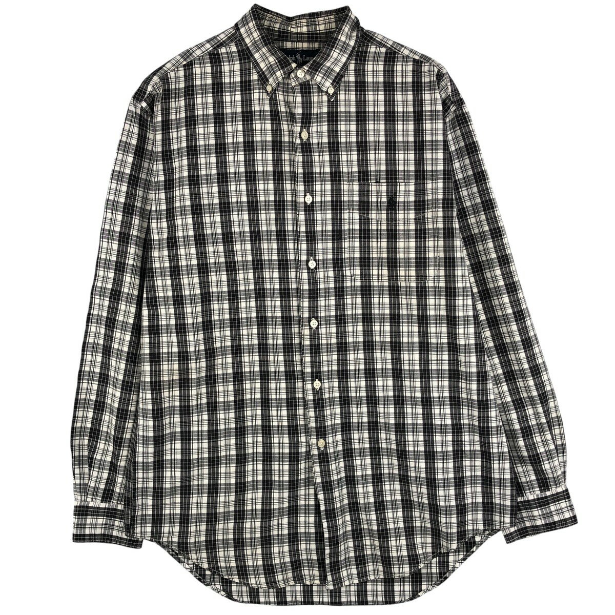 古着 ラルフローレン Ralph Lauren MARLOWE 長袖 ボタンダウンチェックシャツ メンズM相当 /eaa459599 【中古】 【260130】 【NH-2508】