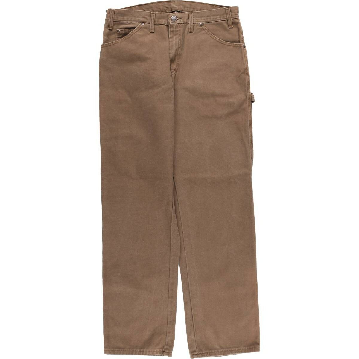 樂天商城 - 古着 ディッキーズ Dickies ダックペインターパンツ メンズw32相当 /eaa459772 【中古】 【260201】 ブラウン系 春夏秋冬
