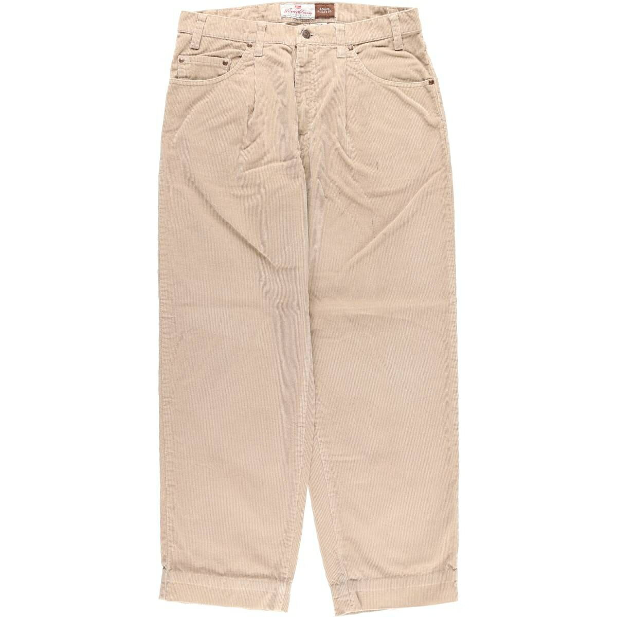 古着 90'S リーバイス Levi's SIGNATURE 太畝 ワンタック コーデュロイパンツ メンズw34相当 ヴィンテージ /eaa459798 【中古】 【260126】