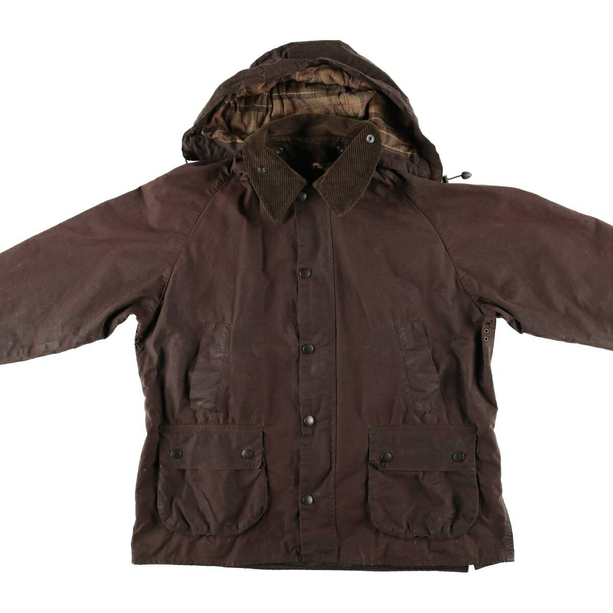 古着 00'S~ バブアー Barbour BEDALE ビデイル 3ワラント フード付き ワックスコットン オイルドジャケット 英国製 メンズL相当 /eaa459817 【中古】 【260131】 【DL2603-BS】