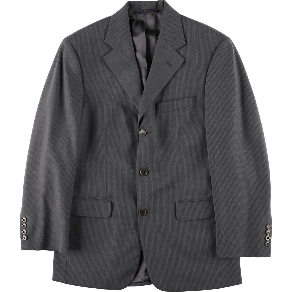 Rakuten - 古着 ブルックスブラザーズ Brooks Brothers 346 ストライプ柄 ウールテーラードジャケット メンズM相当 /eaa459819 【中古】 【260201】 【DL2603-BS】 グレー系 春秋冬