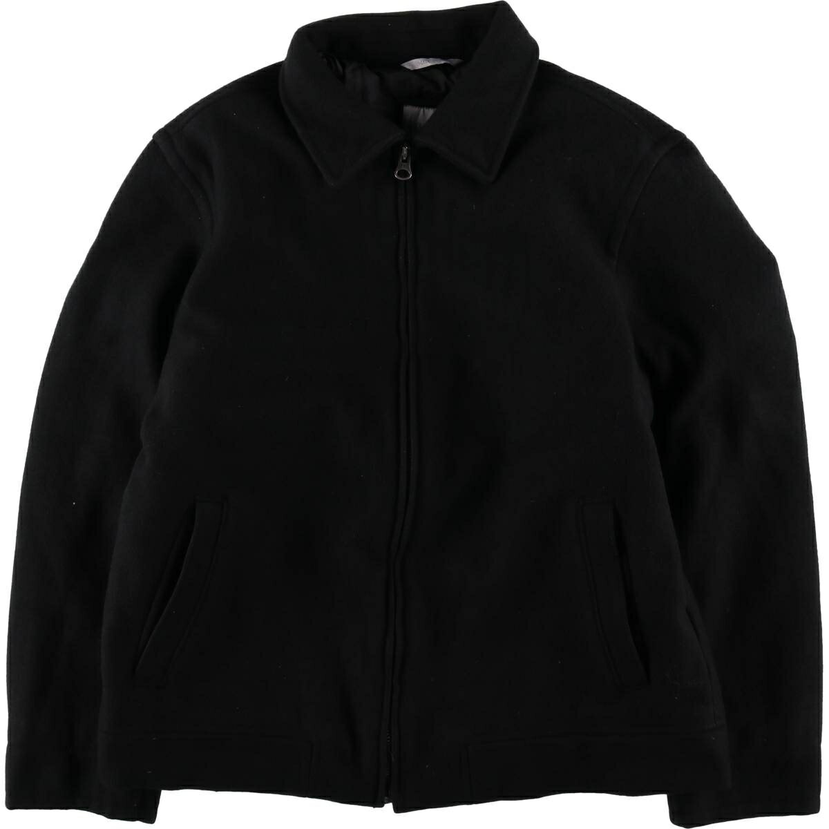 GAP オールドギャップ 中綿キルティング フルジップウールジャケット 短丈 OLD GAP オールド ギャップ 短丈 ウール スポーツ ジャケット 黒 M