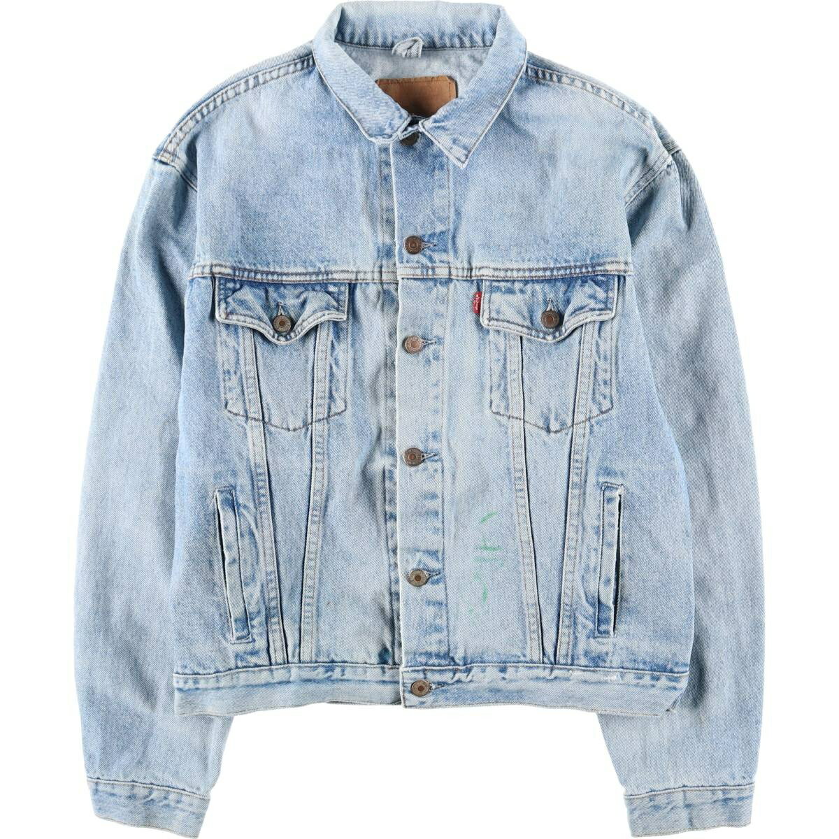 Rakuten - 古着 リーバイス Levi's ユーロモデル デニムジャケット Gジャン 英国製 メンズM相当 /eaa459986 【中古】 【260130】 ブルー系 春秋冬