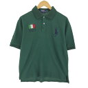 古着 ラルフローレン POLO by Ralph Lauren CUSTOM FIT ビッグポニー 半袖 ポロシャツ メンズL /eaa460042 【中古】 【240629】 【SS2506_10】(4)
