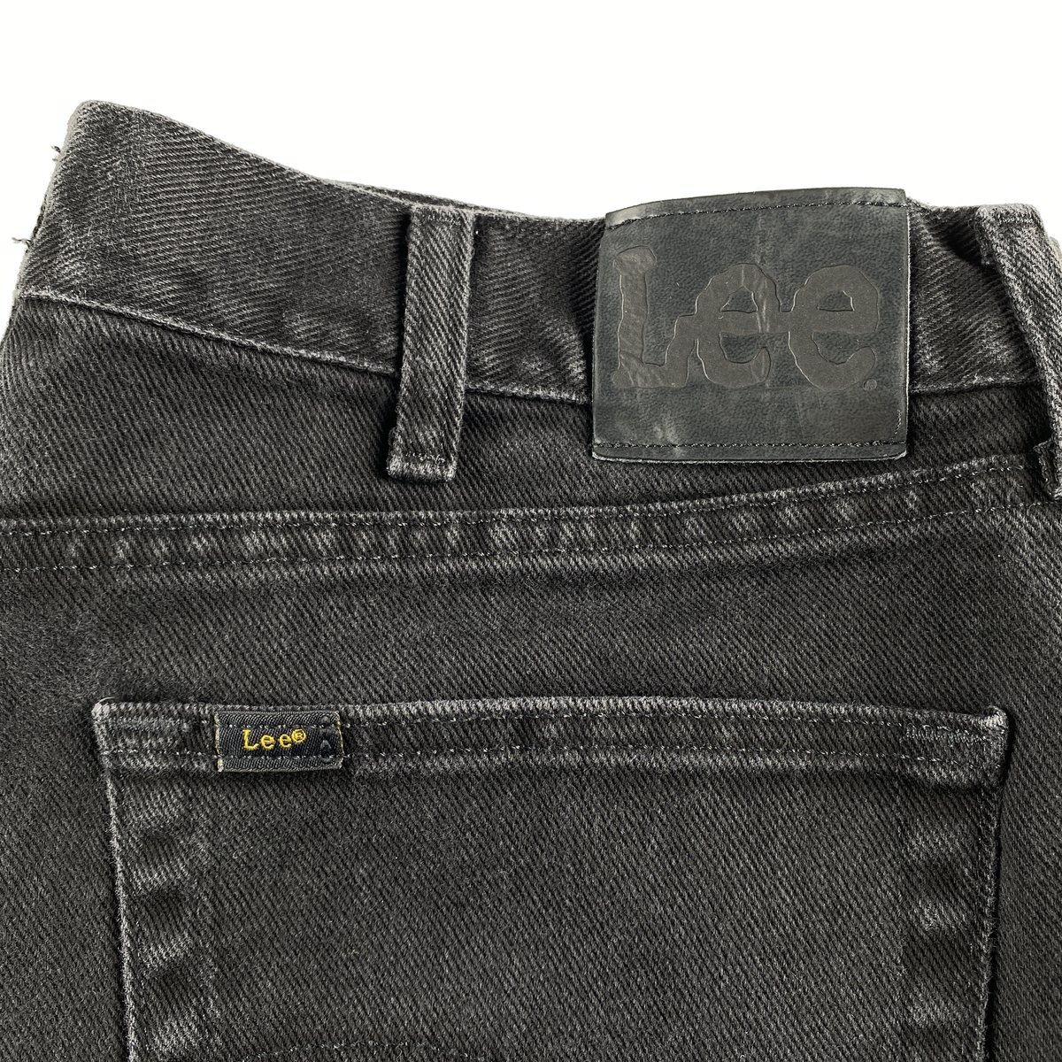 古着 リー Lee REGULAR FIT ブラックデニム ストレートデニムパンツ メンズw37 /eaa460385 【中古】 【240628】 【SS2509_30】