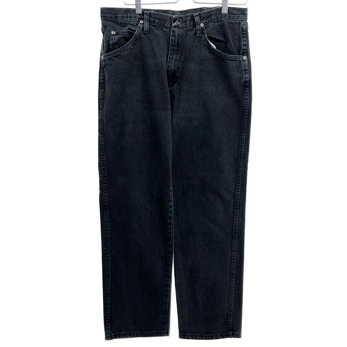 古着 ラングラー Wrangler ブラックデニム テーパードデニムパンツ メンズw34 /eaa460387 【中古】 【240628】 【SS2506_30】