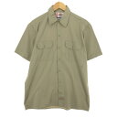 古着 ディッキーズ Dickies 半袖 ワークシャツ メンズM /eaa460493 【中古】 【240628】