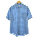 古着 ブルックスブラザーズ Brooks Brothers Est.1818 半袖 リネン ボタンダウンシャツ メンズL /eaa461013 【中古】 【24...