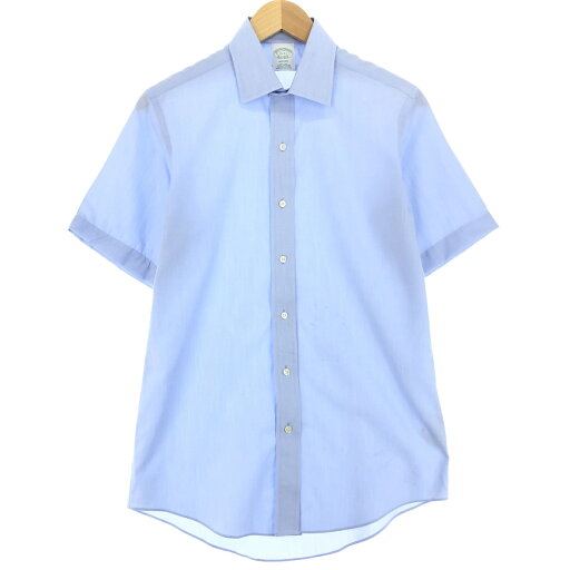 古着 ブルックスブラザーズ Brooks Brothers Est.1818 ワイドカラー 半袖 コットンシャツ メンズM /eaa461135 【中古】 【240618】 【SS2506_30】 古着 ブルックスブラザーズ Brooks Brothers Est.1818 ワイドカラー 半袖 コットンシャツ メンズM /eaa461135 【中古】 【240618】 【SS2506_30】