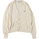 古着 ~90'S ラコステ LACOSTE アクリルニットカーディガン USA製 メンズL相当 ヴィンテージ /eaa461725 【中古】 【240806】 【SS2506_30】(4)