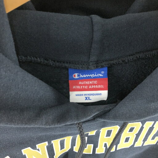 古着 00'S チャンピオン Champion AUTHENTIC ATHLETICAPPAREL カレッジ スウェットプルオーバーパーカー メンズXL相当 /eaa462418 【中古】 【250110】
