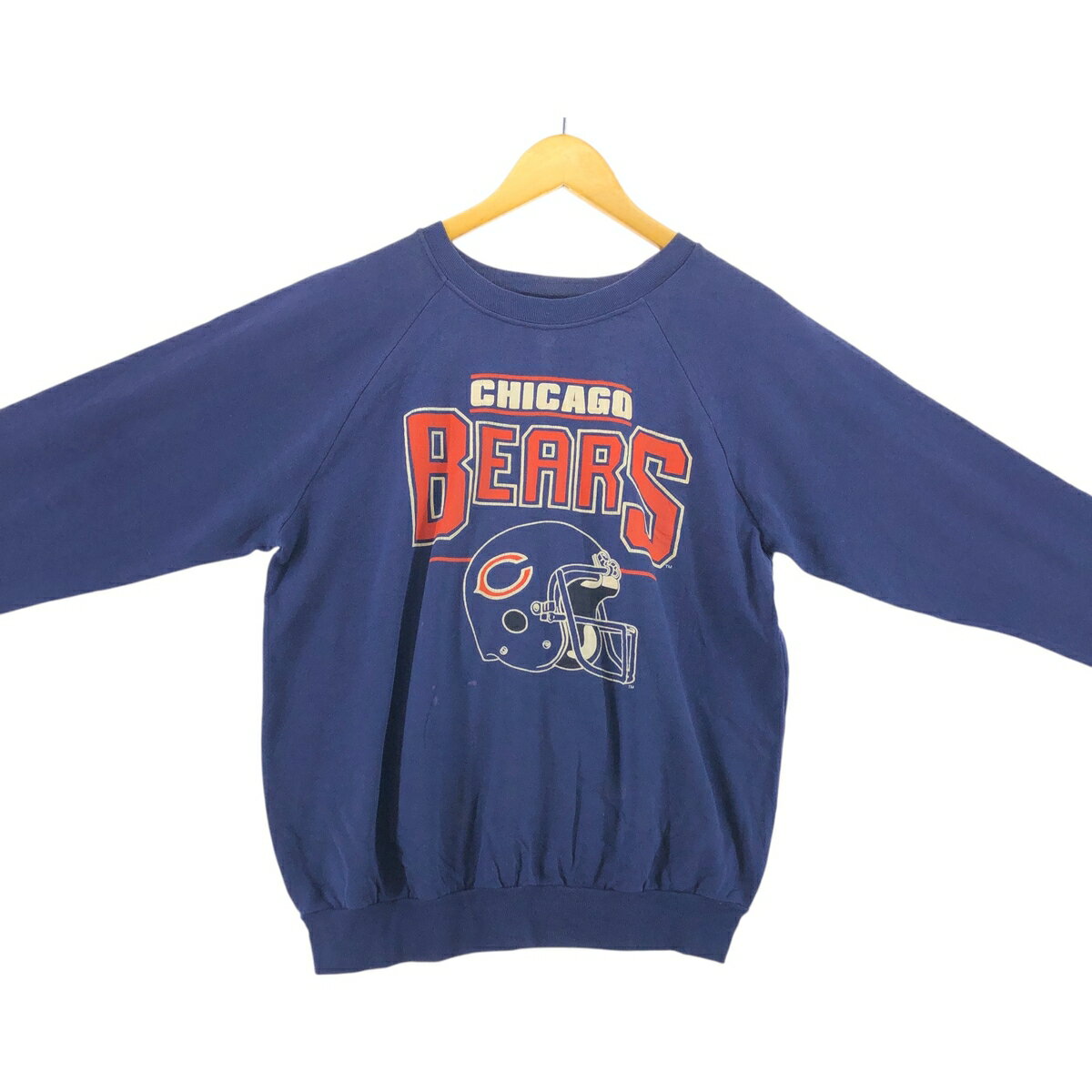 古着 NFL CHICAGO BEARS シカゴベアーズ プリントスウェットシャツ トレーナー メンズS相当 ヴィンテージ /eaa462535 【中古】 【250117】