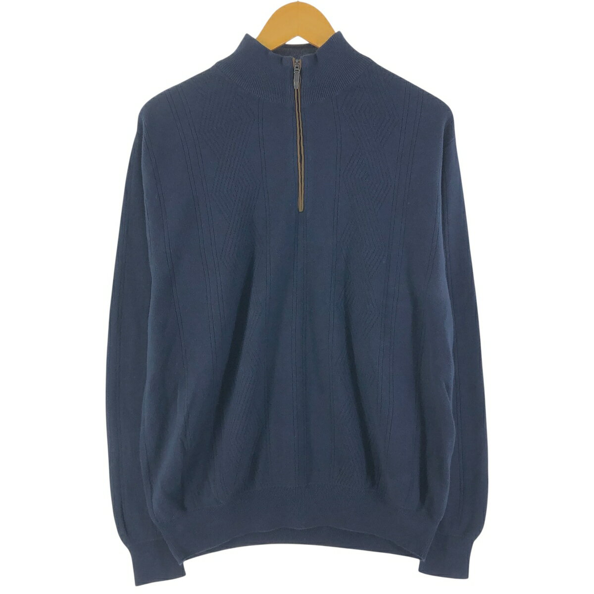 Rakuten - 古着 ALEX CANNON コットンニットハーフジップセーター メンズM相当 /eaa463795 【中古】 【250407】 【SS2603_50】