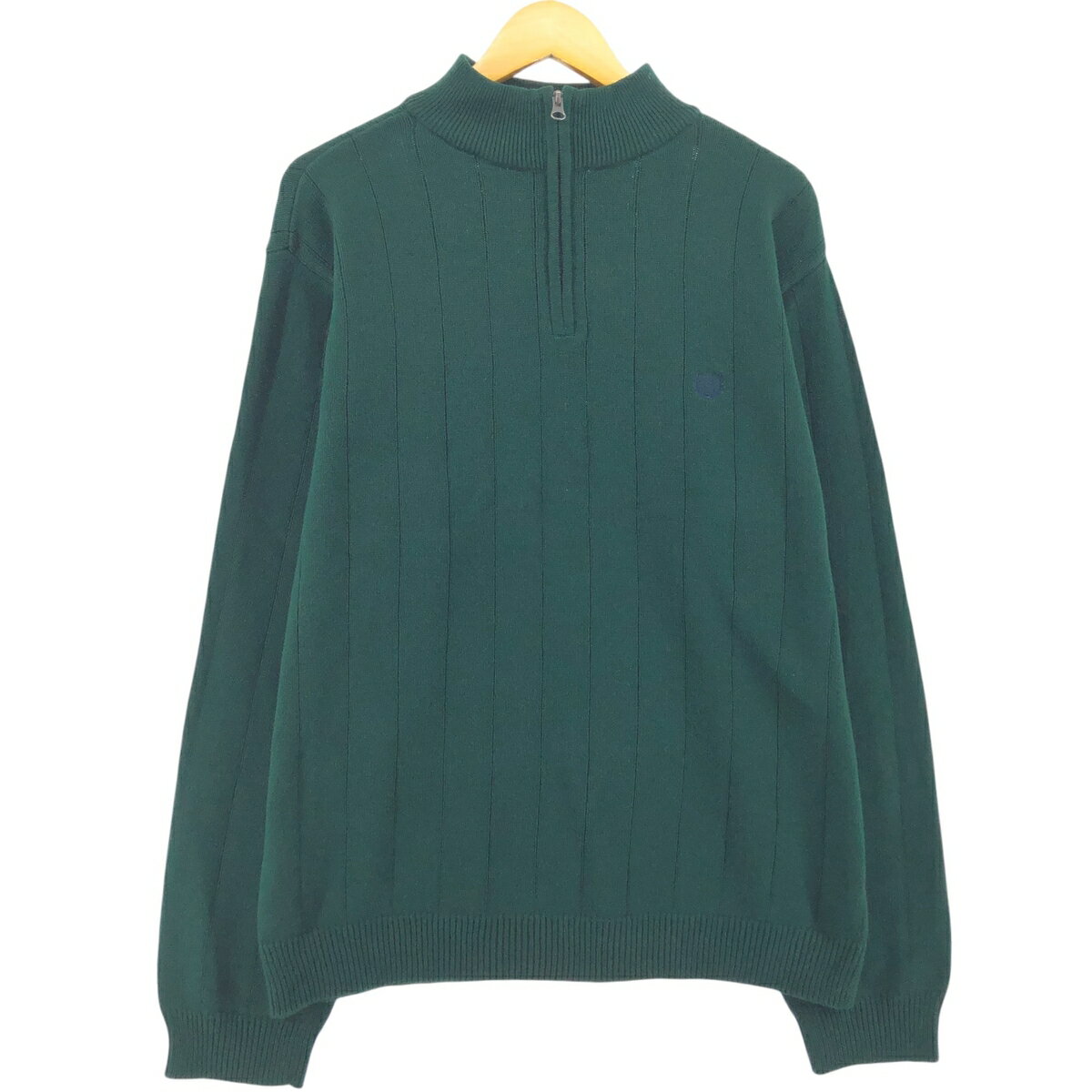 古着 チャップス CHAPS コットンニットハーフジップセーター メンズL相当 /eaa463797 【中古】 【250406】