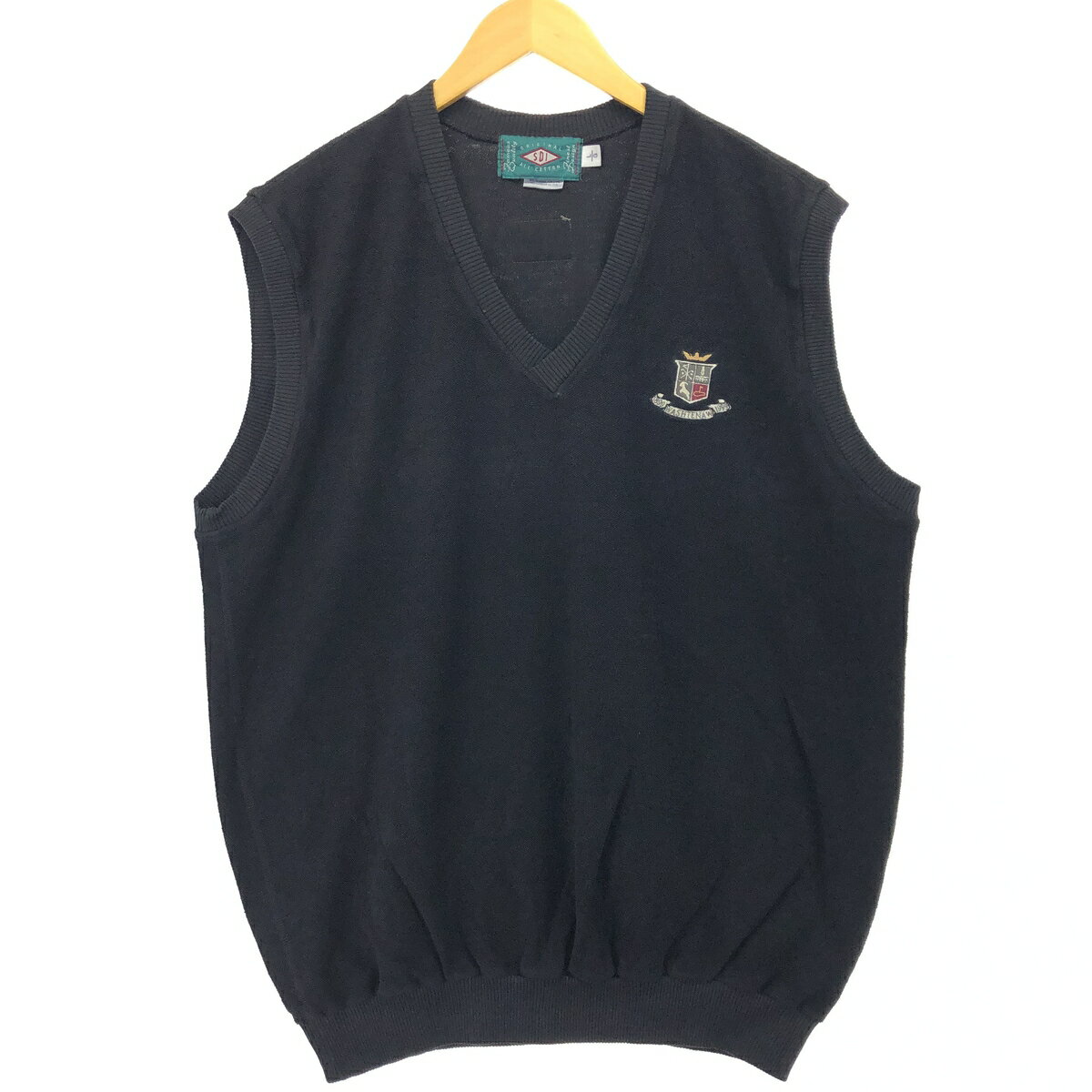 古着 SDI Vネック コットンニットベスト カナダ製 メンズL相当 /eaa463840 【中古】 【240826】 【SS25..