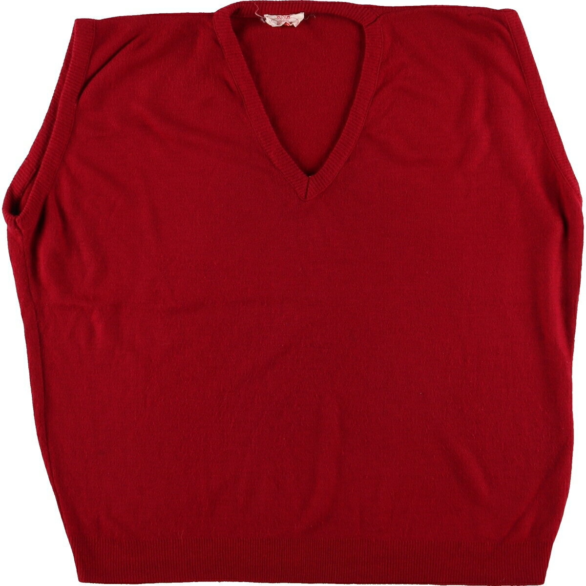 古着 Vネック アクリルニットベスト メンズXL相当 ヴィンテージ /eaa463990 【中古】 【240914】 【SS2506_30】