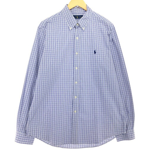 古着 ラルフローレン Ralph Lauren 長袖 ボタンダウンチェックシャツ メンズL /eaa464460 【中古】 【240701】 【SS2506_30】 古着 ラルフローレン Ralph Lauren 長袖 ボタンダウンチェックシャツ メンズL /eaa464460 【中古】 【240701】 【SS2506_30】