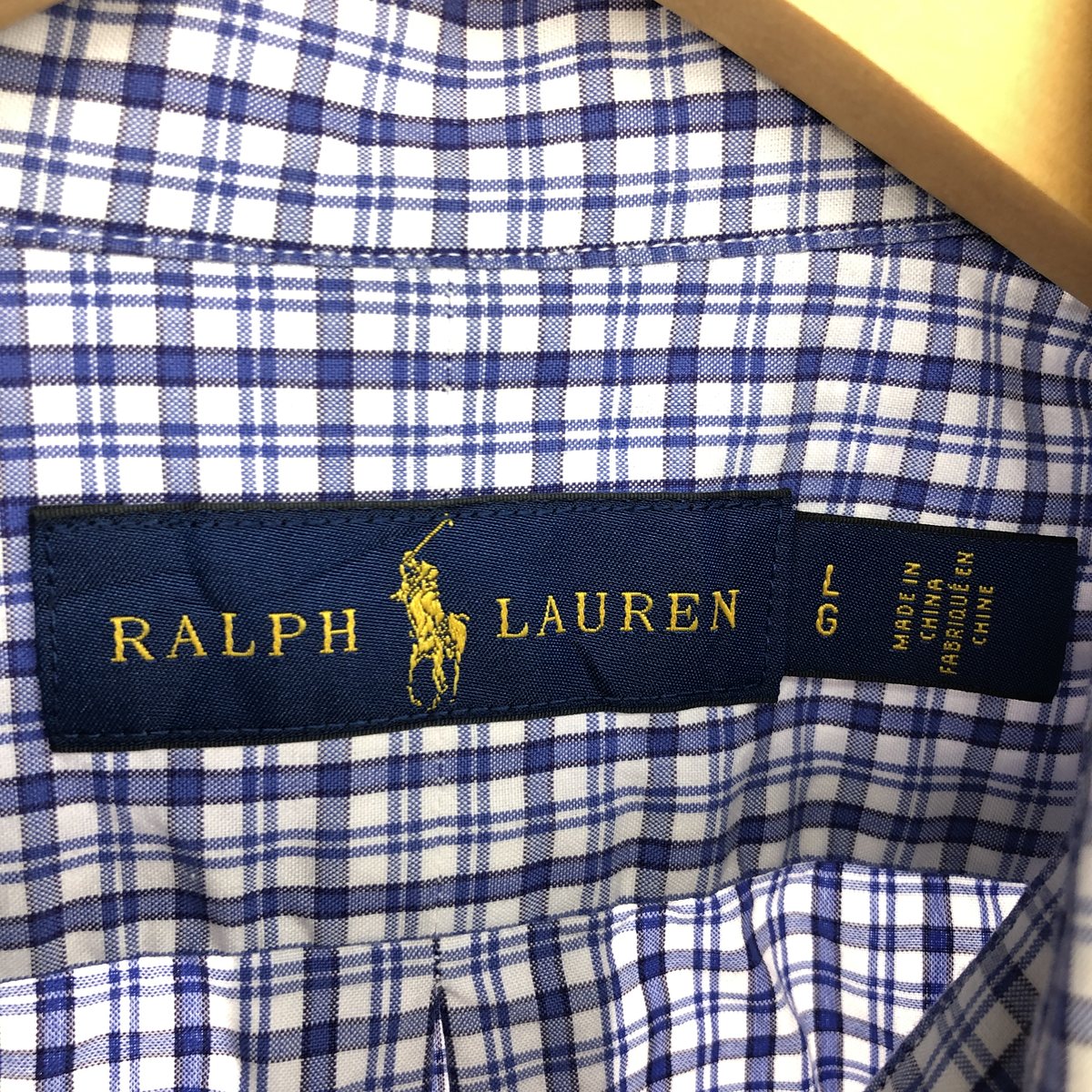 古着 ラルフローレン Ralph Lauren 長袖 ボタンダウンチェックシャツ メンズL /eaa464460 【中古】 【240701】 【SS2506_30】