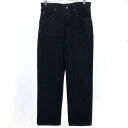 古着 ラングラー Wrangler REGULAR FIT ブラックデニム ストレートデニムパンツ メンズw34 /eaa464725 【中古】 【240625】 【SS2506_30】