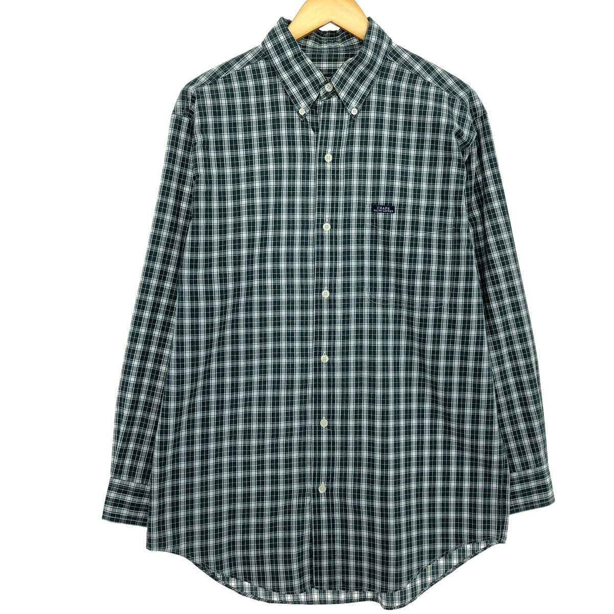 古着 90'S ラルフローレン Ralph Lauren CHAPS チャップス 長袖 ボタンダウンチェックシャツ メンズL ヴィンテージ /eaa464856 【中古】 【240701】のサムネイル