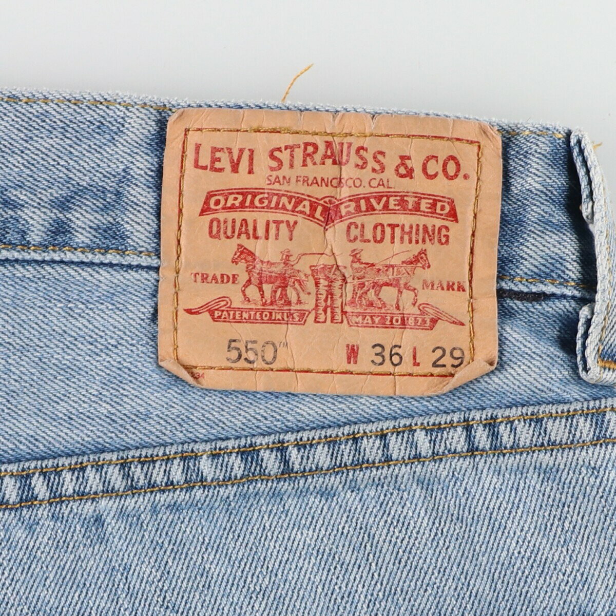 古着 00'S リーバイス Levi's 550 RELAXED FIT テーパードデニムパンツ メンズw37相当 ヴィンテージ /eaa466323 【中古】 【240708】 【SS2506_10】