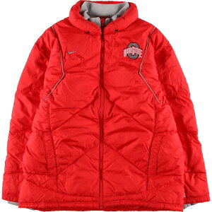 古着 00'S ナイキ NIKE TEAM OHIO STATE オハイオ州立大学 ダウンジャケット メンズXXL相当 /eaa466566 【中古】 【241116】 ss2503_30