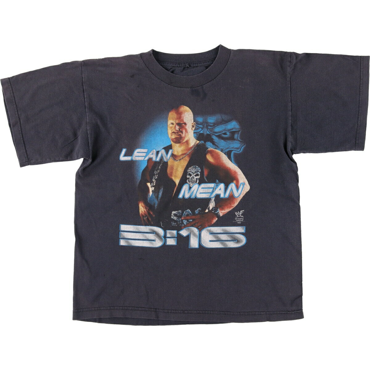 古着 WWF STONE COLD ストーンコールドスティーブオースティン スポーツプリントTシャツ メンズM相当 ヴィンテージ /eaa466694 【中古】 【240707】